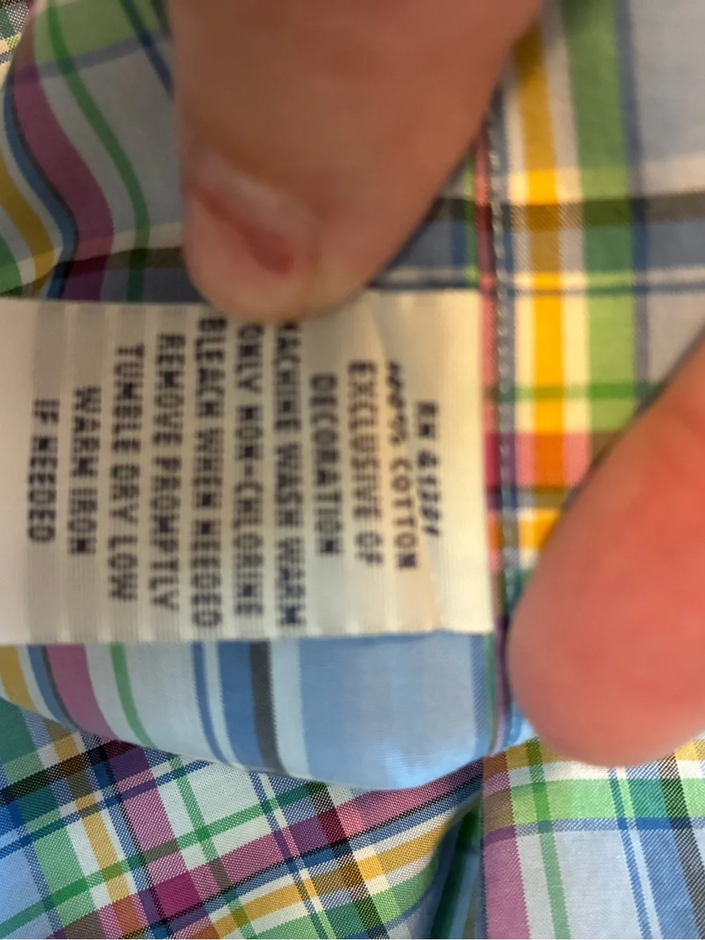 Polo Ralph Lauren Shirt Mens XL Blue Multi Plaid Button Down Pony Logo Cotton